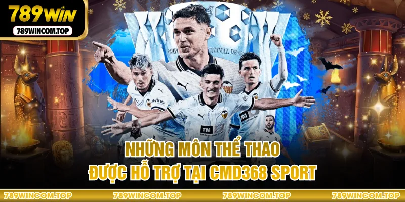 Những môn thể thao được hỗ trợ tại CMD368 Sport